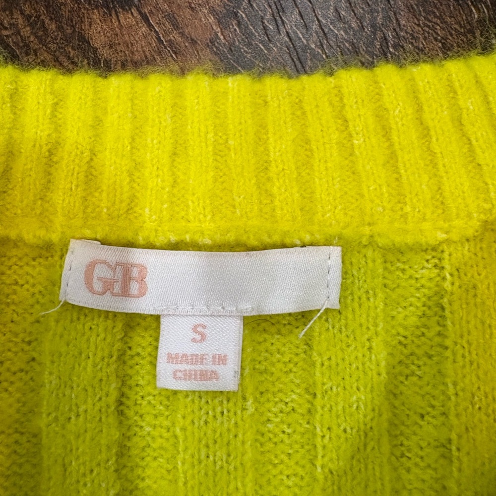 Neon Ribbed Sweater - Picture 2 of 3